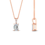 Load image into Gallery viewer, 1.50-ct-emerald-cut-diamond-necklace-with-pave-bail-in-rose-gold-fdpd11636emangle2-7.5X5.5mm-nl-rg.jpg?v=1769514555