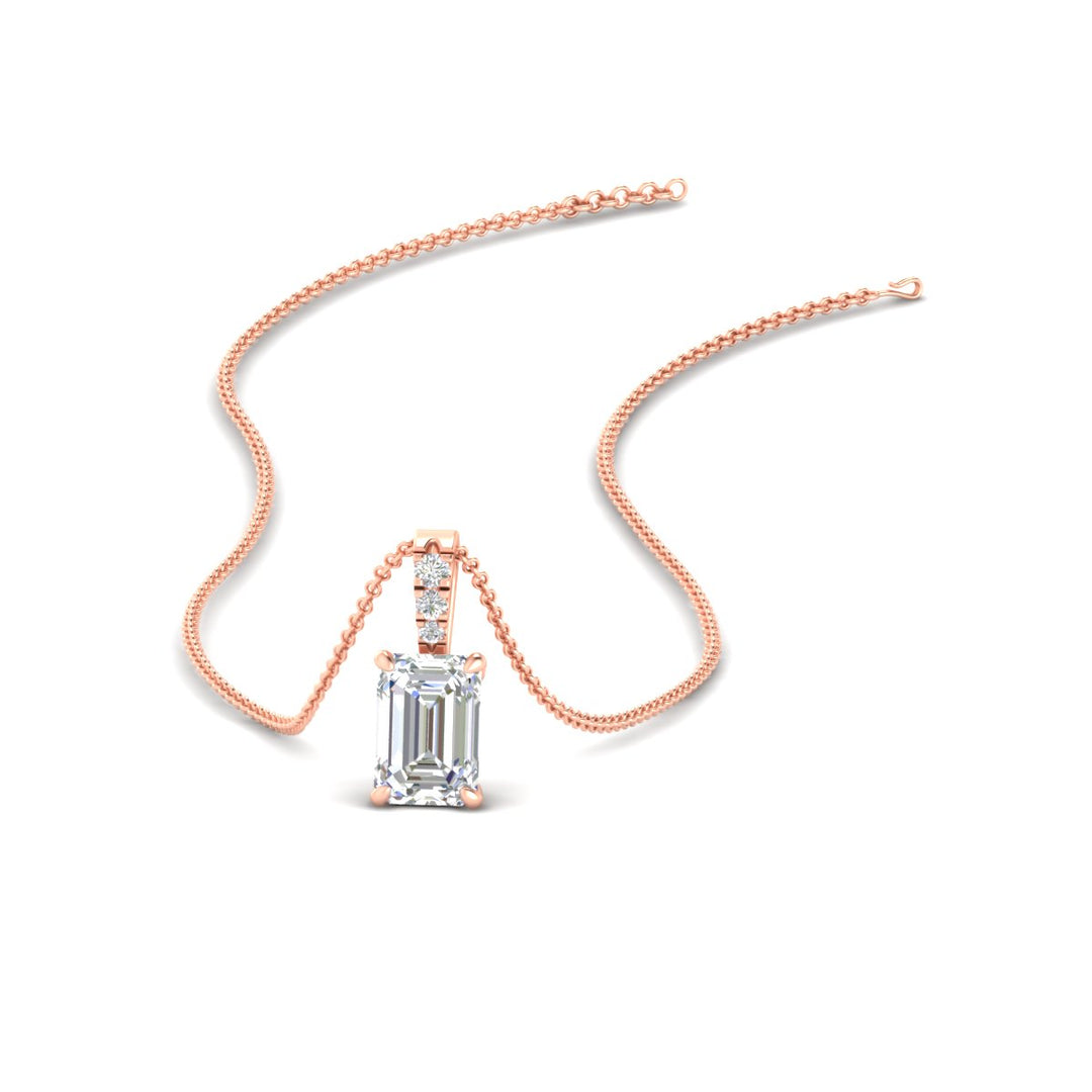1.50-ct-emerald-cut-diamond-necklace-with-pave-bail-in-rose-gold-fdpd11636emsleep-7.5X5.5mm-nl-rg.jpg?v=1769514555