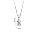 Load image into Gallery viewer, 1.50-ct-emerald-cut-diamond-necklace-with-pave-bail-in-white-gold-fdpd11636emangle1-7.5X5.5mm-nl-wg-hw.jpg?v=1769514555