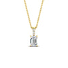 Load image into Gallery viewer, 1.50-ct-emerald-cut-diamond-necklace-with-pave-bail-in-yellow-gold-fdpd11636emangle1-7.5X5.5mm-nl-yg.jpg?v=1769514555