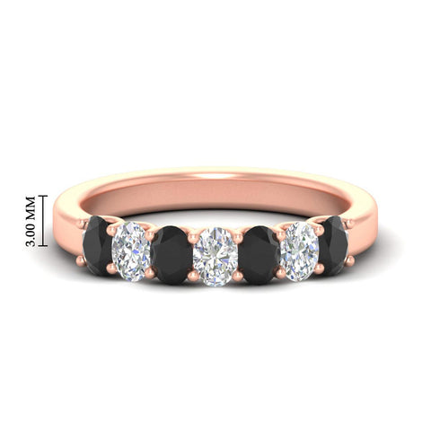 1.50 Ct Oval 7 Stone Classic Wedding Ring