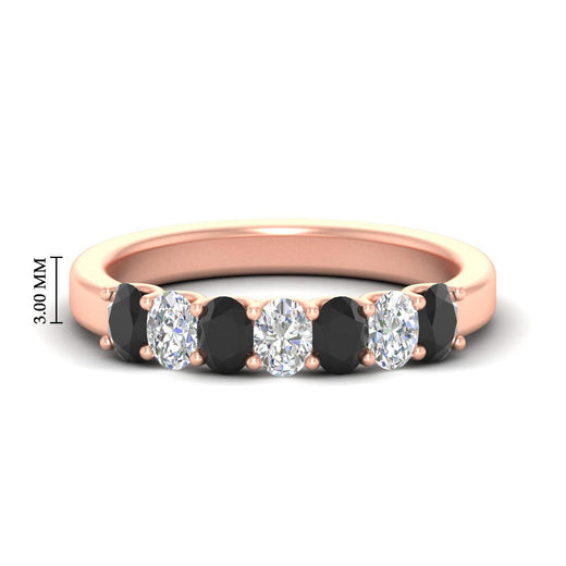 1.50 Ct Oval 7 Stone Classic Wedding Ring