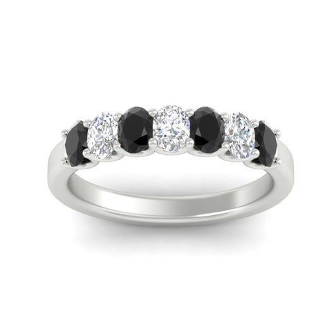 1.50 Ct Oval 7 Stone Classic Wedding Ring