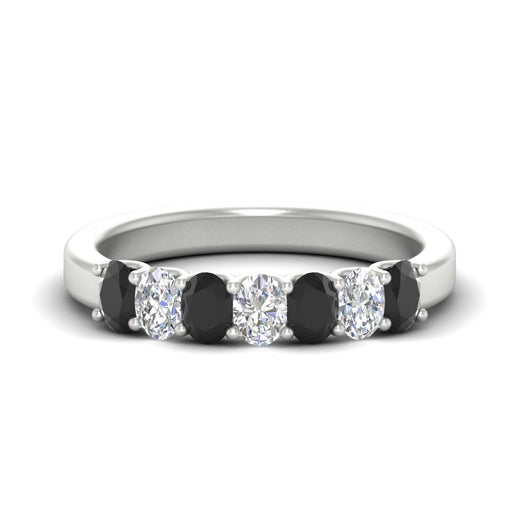 1.50 Ct Oval 7 Stone Classic Wedding Ring