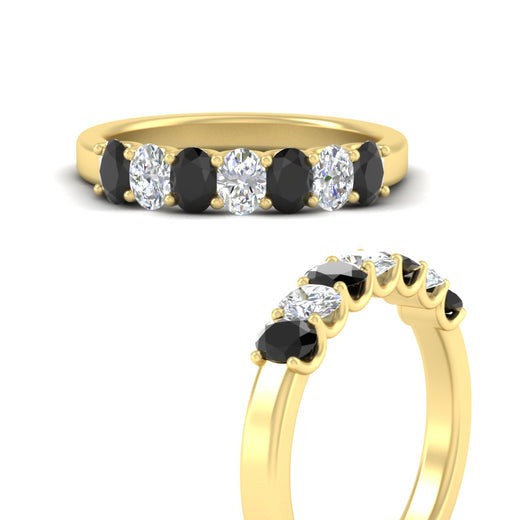 1.50 Ct Oval 7 Stone Classic Wedding Ring