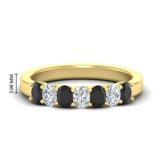 1.50 Ct Oval 7 Stone Classic Wedding Ring