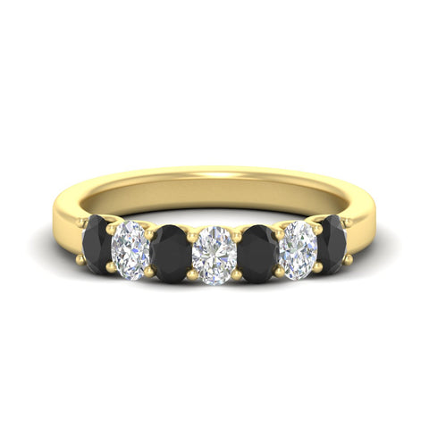1.50 Ct Oval 7 Stone Classic Wedding Ring