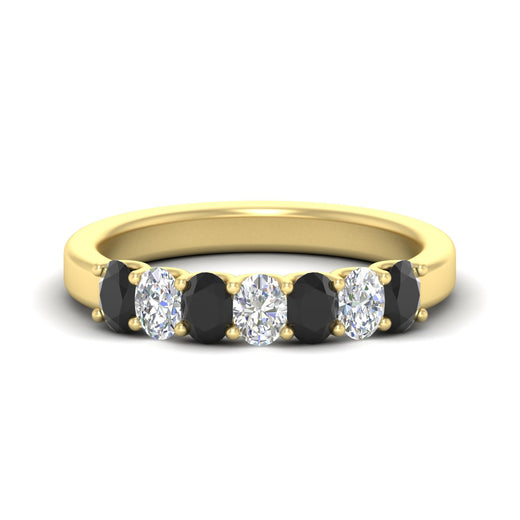 1.50 Ct Oval 7 Stone Classic Wedding Ring
