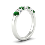 Load image into Gallery viewer, 1.50-ct-oval-7-stone-emerald-classic-wedding-ring-in-white-gold-fd10255ovgemgrangle2-1.50ct-nl-wg.jpg?v=1770804183