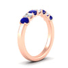 Load image into Gallery viewer, 1.50-ct-oval-7-stone-sapphire-classic-wedding-ring-in-rose-gold-fd10255ovgsablangle2-1.50ct-nl-rg.jpg?v=1770804184