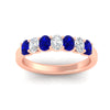 Load image into Gallery viewer, 1.50-ct-oval-7-stone-sapphire-classic-wedding-ring-in-rose-gold-fd10255ovgsablangle5-1.50ct-nl-rg.jpg?v=1770804184