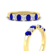 Load image into Gallery viewer, 1.50-ct-oval-7-stone-sapphire-classic-wedding-ring-in-yellow-gold-fd10255ovgsablangle3-1.50ct-nl-yg.jpg?v=1770804184