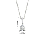 Load image into Gallery viewer, Pear Shaped Pavé Diamond Bail Pendant