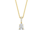 Load image into Gallery viewer, Pear Shaped Pavé Diamond Bail Pendant