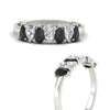 Load image into Gallery viewer, 1.50-ct-teardrop-seven-black-diamond-wedding-band-for-women-in-white-gold-fdwb8008pegblackangle3-1.50ct-nl-wg.jpg