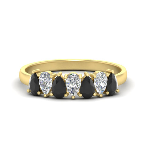 1.50-ct-teardrop-seven-black-diamond-wedding-band-for-women-in-yellow-gold-fdwb8008pegblacksleep-1.50ct-nl-yg.jpg