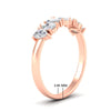 Load image into Gallery viewer, 1.50-ct-teardrop-seven-diamond-wedding-band-for-women-in-rose-gold-fdwb8008peangle2-1.50ct-nl-rg-hw.jpg