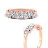 Load image into Gallery viewer, 1.50-ct-teardrop-seven-diamond-wedding-band-for-women-in-rose-gold-fdwb8008peangle3-1.50ct-nl-rg.jpg