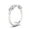 Load image into Gallery viewer, 1.50-ct-teardrop-seven-diamond-wedding-band-for-women-in-white-gold-fdwb8008peangle2-1.50ct-nl-wg-hw.jpg