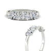Load image into Gallery viewer, 1.50-ct-teardrop-seven-diamond-wedding-band-for-women-in-white-gold-fdwb8008peangle3-1.50ct-nl-wg.jpg