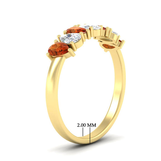 1.50 Carat Teardrop 7 Stone Wedding Band