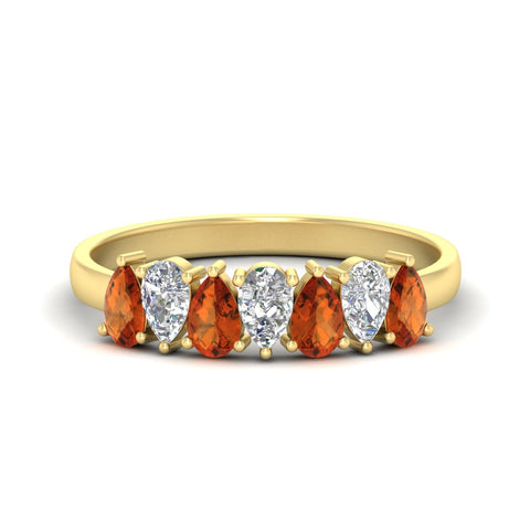 1.50-ct-teardrop-seven-orange-sapphire-wedding-band-for-women-in-yellow-gold-fdwb8008pegsaorsleep-1.50ct-nl-yg.jpg