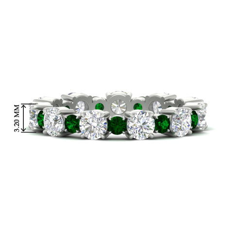 1.50 Ct. Asymmetrical Diamond Eternity Band