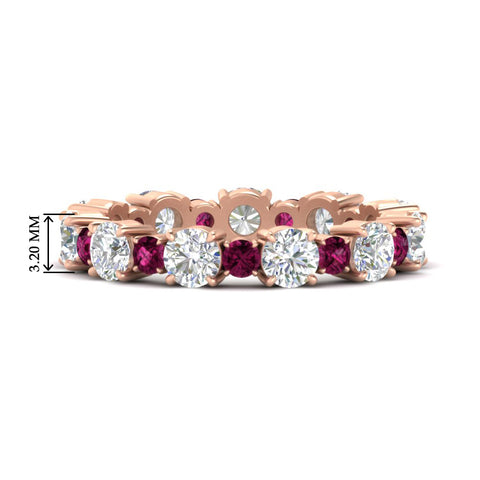 1.50 Ct. Asymmetrical Diamond Eternity Band