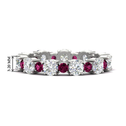 1.50 Ct. Asymmetrical Diamond Eternity Band