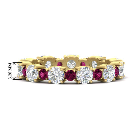 1.50 Ct. Asymmetrical Diamond Eternity Band