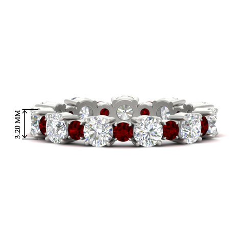 1.50 Ct. Asymmetrical Diamond Eternity Band