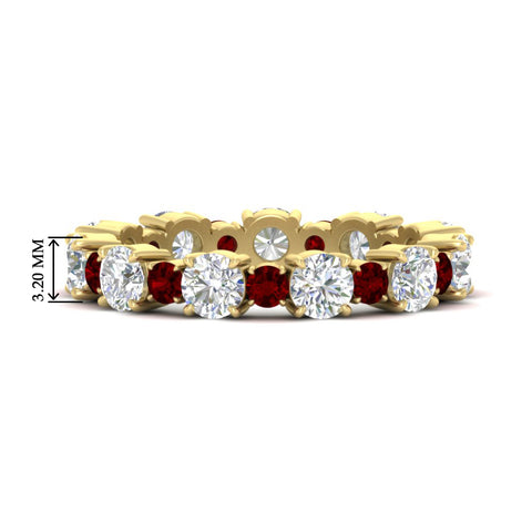1.50 Ct. Asymmetrical Diamond Eternity Band