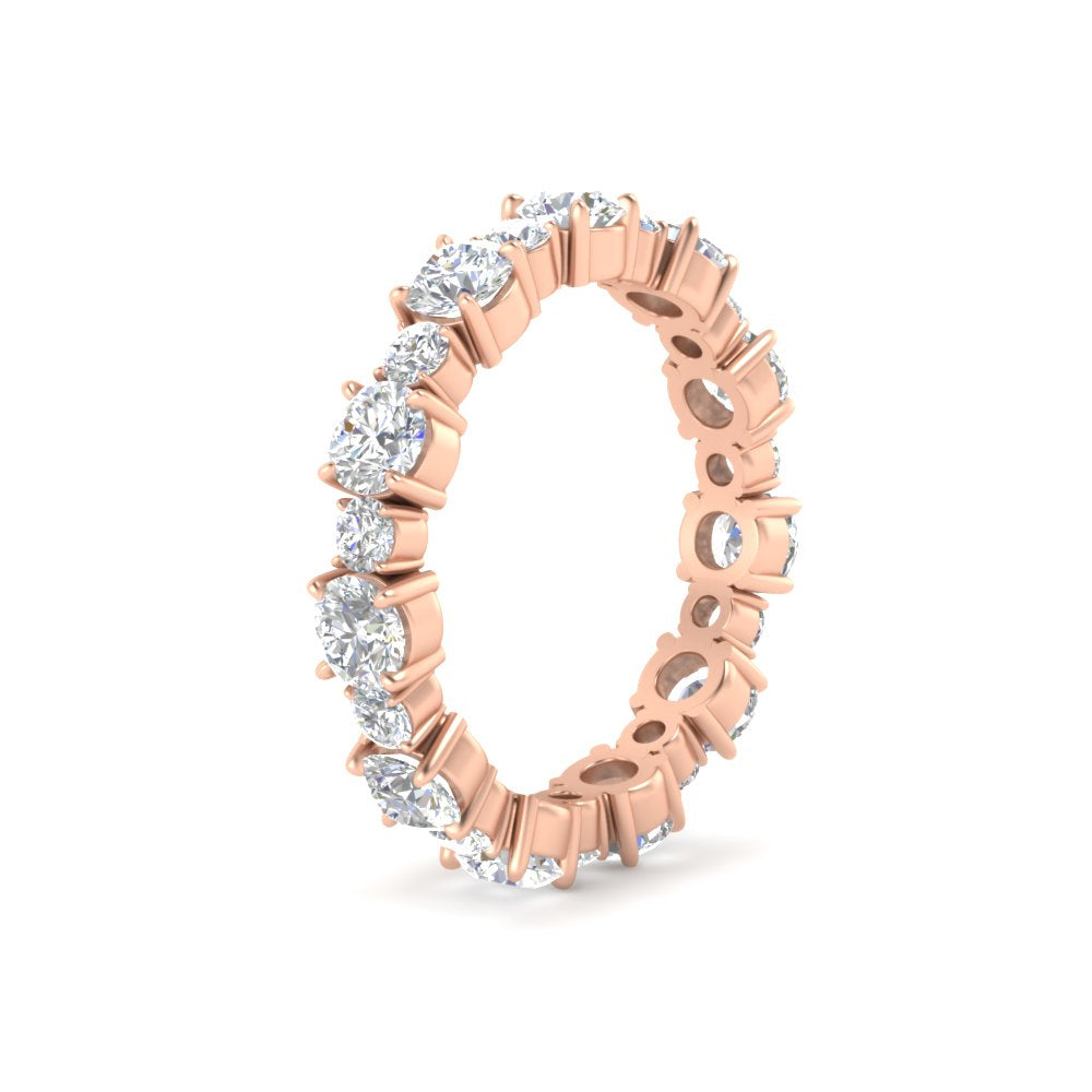 1.50 Ct. Asymmetrical Diamond Eternity Band