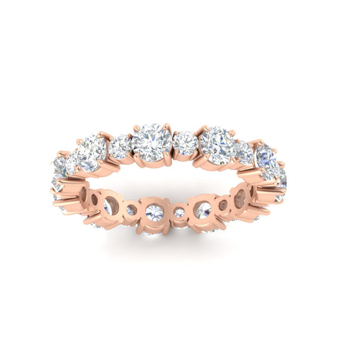 1.50 Ct. Asymmetrical Diamond Eternity Band