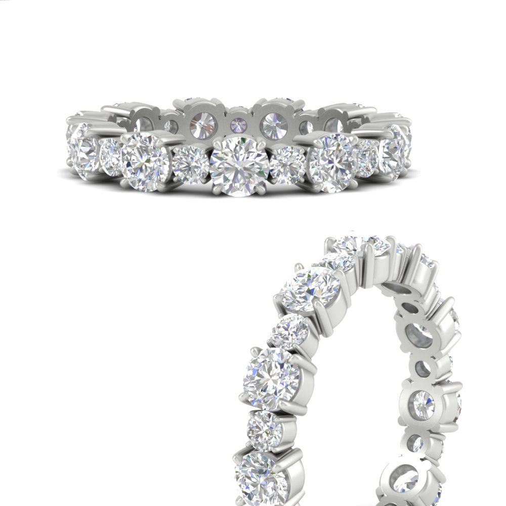 1.50 Ct. Asymmetrical Diamond Eternity Band