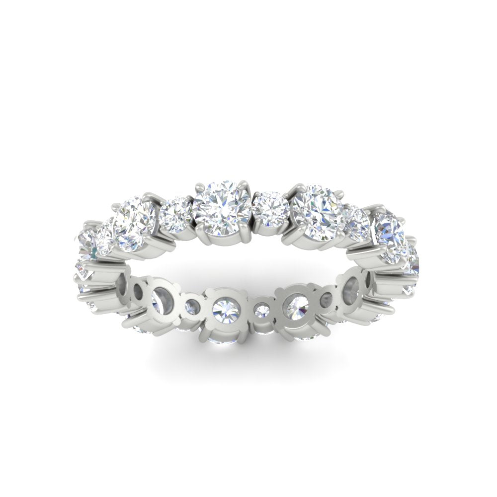 1.50 Ct. Asymmetrical Diamond Eternity Band