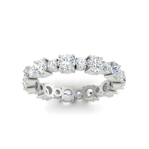 1.50 Ct. Asymmetrical Diamond Eternity Band