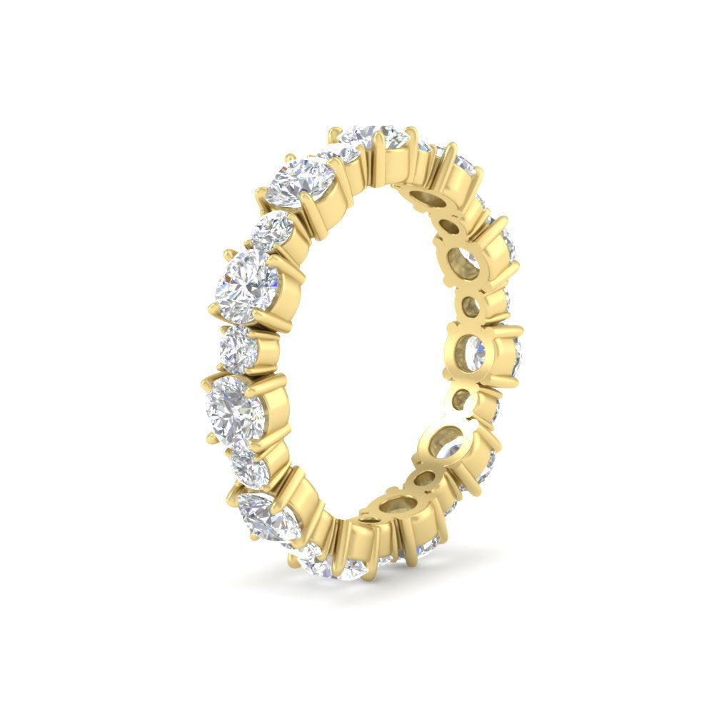 1.50 Ct. Asymmetrical Diamond Eternity Band