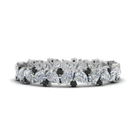 Load image into Gallery viewer, 1.50-ct.-pear-eternity-band-with-black-diamond-in-white-gold-FDEWB9203GBLACK-NL-WG.jpg
