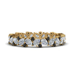 Load image into Gallery viewer, 1.50-ct.-pear-eternity-band-with-black-diamond-in-yellow-gold-FDEWB9203GBLACK-NL-YG.jpg
