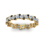 Load image into Gallery viewer, 1.50-ct.-pear-eternity-band-with-black-diamond-in-yellow-gold-FDEWB9203GBLACK-NL-YG.jpg
