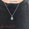 Load image into Gallery viewer, 1.50_Carat_Oval_Shaped_Solitaire_Pendant_In_14K_White_Gold-FDPD8469OV-1.51CT_-_2000.jpg?v=1758193396