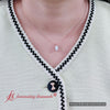 Load image into Gallery viewer, 1.50_Carat_Oval_Shaped_Solitaire_Pendant_with_Lab_Diamond_In_14K_Rose_Gold-FDPD8469OV-1.50_CT_1.jpg?v=1758193396