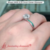 Load image into Gallery viewer, 1.50_Carat_Round_Cut_Twisted_Vine_Lab_Diamond_Engagement_Ring_With_Emerald-FD8253R-2