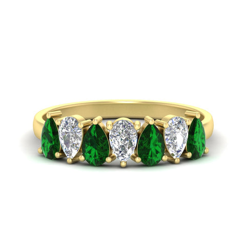 1.75-carat-seven-stone-teardrop-emerald-wedding-band-diamond-in-yellow-gold-fdwb8008pegemgrsleep-1.75ct-nl-yg.jpg