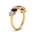 Load image into Gallery viewer, 1.75 Carat Teardrop Wedding Band Diamond
