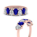 Load image into Gallery viewer, 1.75 Carat Teardrop Wedding Band Diamond
