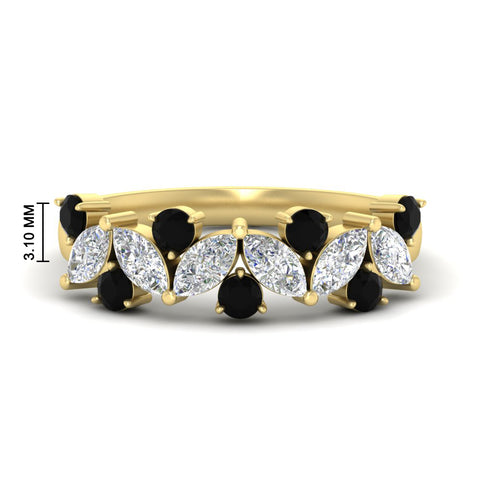 1.85-ct-vintage-black-diamond-wedding-bands-for-women-in-yellow-gold-FDWB2308GBLACK-1.85CT-NL-YG