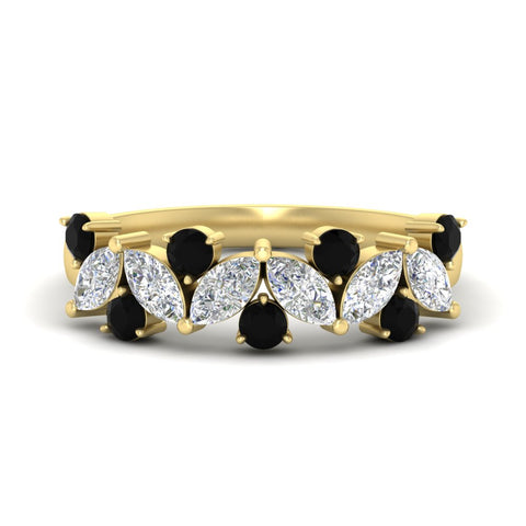 1.85-ct-vintage-black-diamond-wedding-bands-for-women-in-yellow-gold-FDWB2308GBLACK-1.85CT-NL-YG