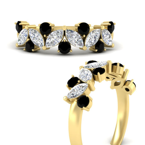 1.85-ct-vintage-black-diamond-wedding-bands-for-women-in-yellow-gold-FDWB2308GBLACK-1.85CT-NL-YG